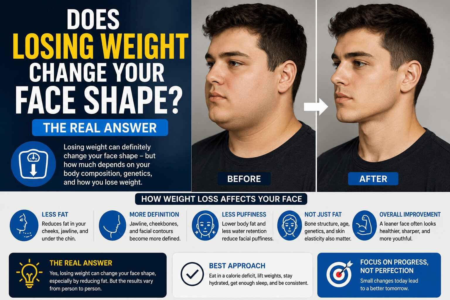 Does Losing Weight Change Your Face Shape? The Real Answer