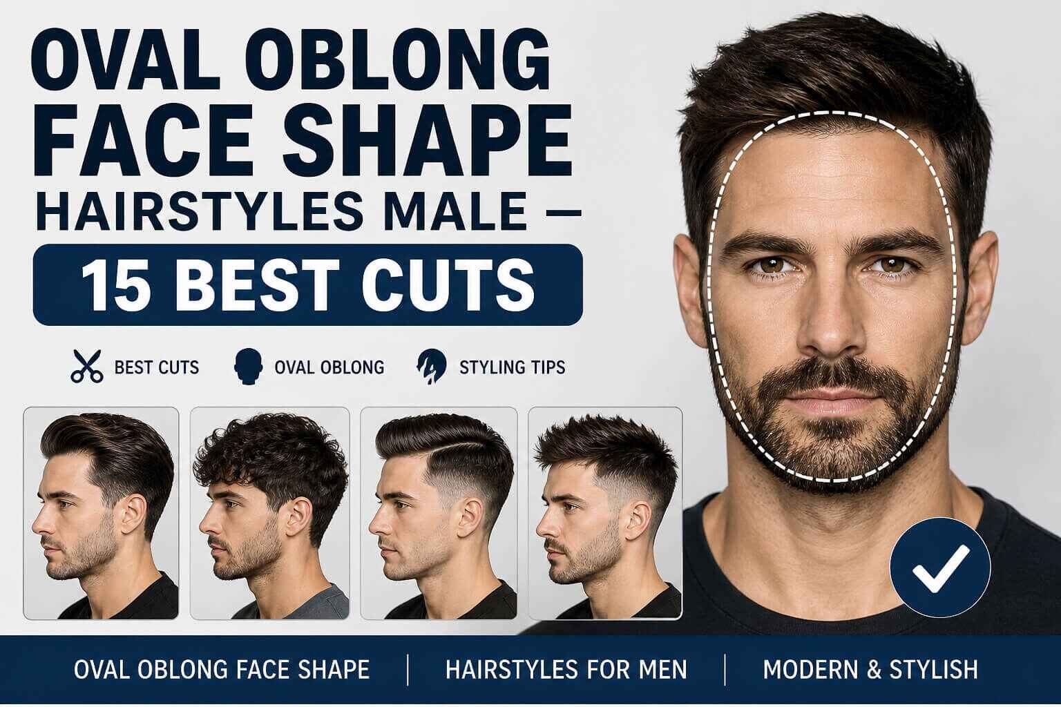 Oval Oblong Face Shape Hairstyles Male — 15 Best Cuts