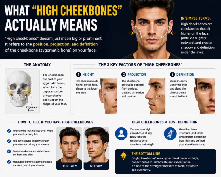 What Face Shape Has High Cheekbones? - Oblong Face Shape