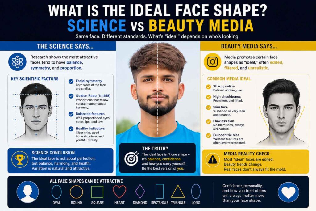 Face Science Image What Is the Ideal Face Shape? Science vs Beauty Media