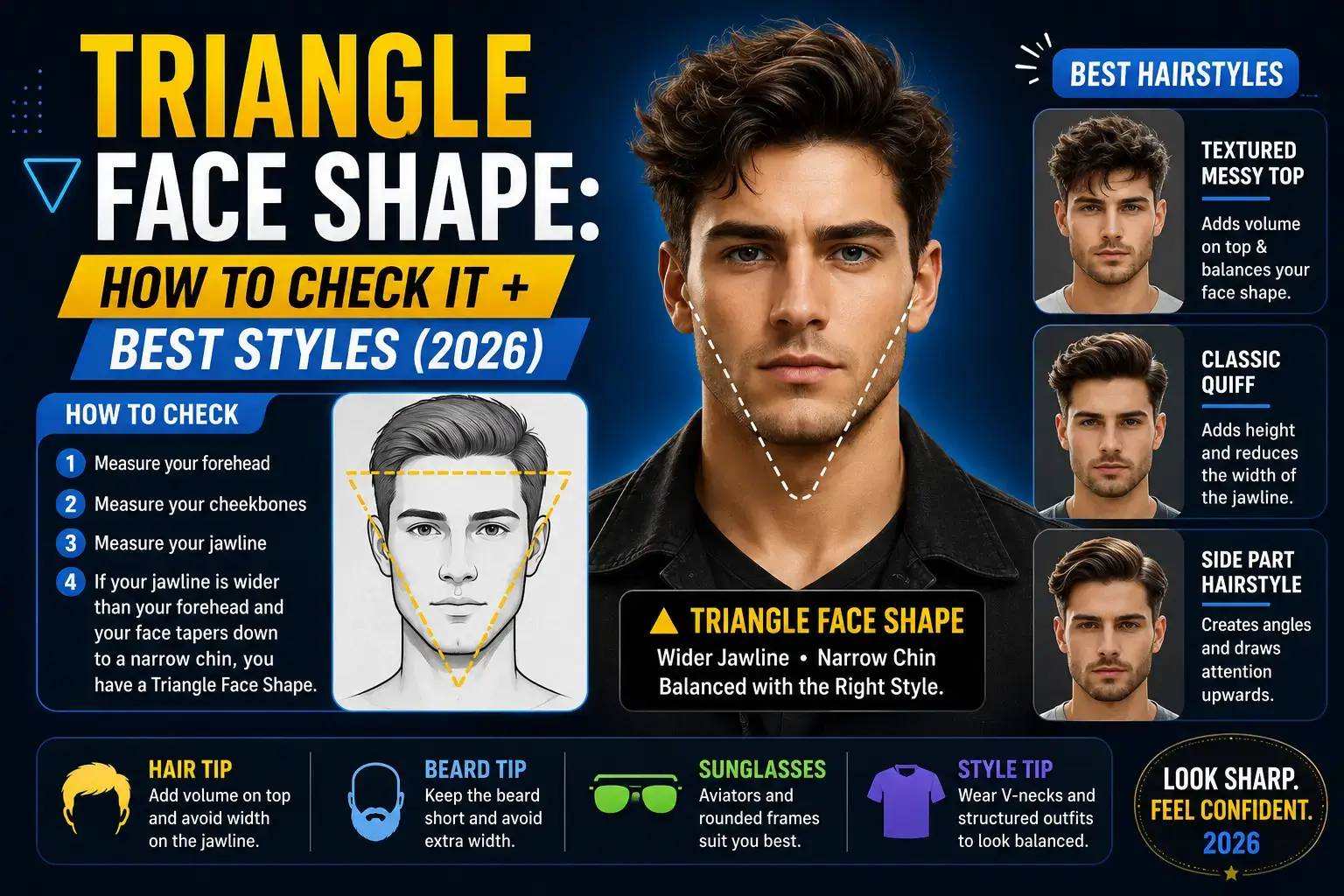 Triangle Face Shape: How to Check It + Best Styles (2026)